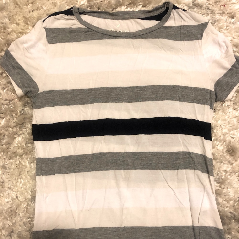 Striped soft and sexy tee